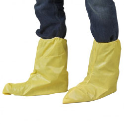 COVER BOOT CHEMICAL YELLOW  ELASTIC TOP L/XL - Covers (Shoe & Boot)